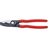Cable shears with plastic-ct. handles 200mm
